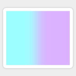 Aqua Lavender Gradient 2 Sticker